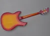6-saitige natürliche E-Gitarre mit Palisander-Griffbrett und Flammenahornfurnier