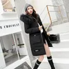 Women's Trench Coats Cotton Polyester Zipper High Waist Full Flocking Direct Selling Loose Coat 2022 Winter Clothes Korean Long Pocket