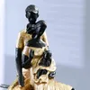 Oggetti decorativi Figurine JIEME Famiglia europea Gruppo Affetto Elemento Ornamento in resina Regalo creativo per la madre Una famiglia di tre ornamenti per la casa T220902