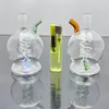 Glass Pipes Smoking Manufacture Hand-blown hookah Classic Garden Belly Pan Dragon Style Glass Water Smoke Bottle