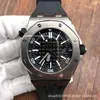 Luxury Mens Mechanical Watch AP15703 Offshore Series Sport Rubber Band helautomatiska schweiziska varumärkesvit