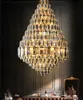 Grand Chandelier Villa Hall Light Jump-Storey Duplex Building Hotel Lobby Restaurant Light Luxury Crystal Pendant Lights