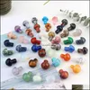 Other Arts And Crafts Other Arts And Crafts Crystal Mushroom Scpture Decor Hand Making Mini Shape Crystals Natural Gemst Homeindustry Dhjm8