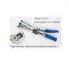 Profissional Hand Tool Define Kit de expansão de tubo hidráulico WK-400 7 Ferramentas de queima de linha de combustível de alavanca de alavanca HVAC