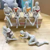 Decorative Objects Figurines Vilead Resin Reading Woman Statue Abstract Art Figurines Home Decoration Living Room Bedroom Desktop Porch Office Ornaments T220902
