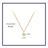 Pendant Necklaces Korean Fashion Gold Titanium Steel Chain Table Tennis Racket Pearl Necklace For Women Light Luxury Jewelry Wedding Gift