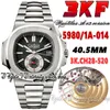 3KF V2 3k5980-1A-014 CH28-520 Reloj cronógrafo automático para hombre 40,5 mm Dial con textura negra Marcadores de barra Pulsera de acero inoxidable 2022 Relojes de eternidad Super Edition