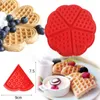 Bakvormen 1 st-stick anti-stick voedselkwaliteit siliconen wafel schimmel diy keuken bakware cake mal makers voor branderdecoratie gereedschap