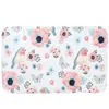 Carpets Bathroom Floormat Doormat Waterproof Door Mats Animal Picture Flamingo Foot Pads Thick Sponge Cartoon Flannel Non-slip