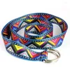 Cintos Huobao Paisley Floral Print Belt Homens Mulheres Boho Moda Estilo Tribal Jeans Tanca