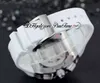 2022 11-01 A21J Automatyczne męskie zegarek stalowa obudowa czarna szkielet wybieranie dużych randek czerwony gumowy pasek 6 zegarków