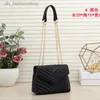 Bolsos de moda para mujer, bolsos de mano, bolsos cruzados, monederos de diseñador, bolsos de mano para mujer, bolso de hombro a rayas, bolso de cadena de Metal grueso cuadrado