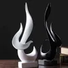 Decorative Objects Figurines JIEME Flame Sculpture Ornaments Home Living Room Ornaments Crafts Furnishings Porch Office Soft Resin T220902