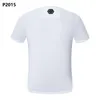 Pp moda designer masculina tee slim fit short shinestone redonda camiseta de pesco￧o camiseta impress￣o tops streetwear colar polos m-xxxl p625