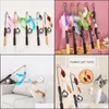 Cat Toys Cat Toys Interactive Toy Stick Feated Feated Fish-vormige visstaaf TEASER Levert willekeurige colorcatcat drop del homeIndustry dhkbm