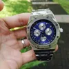 Luxury Mens Mechanical Watch Multifunktionell månfas hela automatisk vattentät schweizisk varumärke