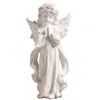 Декоративные фигурки jieme nordic прекрасный ангел в белой смоле скульптур
