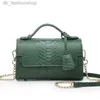 Good Quality Snake Pattern Women Handbag Handbags Bag Fashion Portable Single Shoulder Bags Chain Small Square Multi Pochette
