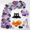 Kerstdecoraties Halloween Balloon Arch Kit Garland met vleermuisballonnen Spider Web For Day Thema Baby Shower Birthday Ba BDESYBAG AMJDV