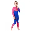 Women's Swimwear Girls 3MM Jellyfish Neoprene Wetsuit Children Diving Suits Long Sleeve Anti-UV Surfing Swimsuits For Girl Wetsuits
