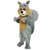 2022 Factory direct sale Christmas Squirrel Mascot Costume Party Dress Suit Costume Carnival Event