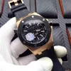 Luxury Mens Mechanical Watch JF Offshore AP15703 W pełni automatyczne silikonowe taśmę szwajcarską ES