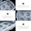 보관 병 계란 홀더 냉장고 트레이 프리지 잉크 컨퍼런스 카톤 박스 클리어 주최자 스택 가능한 악마 12 케이스 디스펜서 캐리어