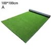 Flores decorativas de 100-200 cm de espessura do gramado artificial Carpet Fake Turf Diy Paisagem Decoração Mat Grass Jardim Craft Ponto Outdoor O5V4