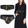 Belts Fashion Designe Women High Quality Stretch Cummerbunds Belt Ceinture Elastic Female Waistband Dress Wide Femme C M4z4