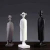 Decorative Objects Figurines Abstract Hat Men Figurines Modren Art Sculpture Figure Nordic Home Decoration Accessories Office Desk Room Decor Statue T220902