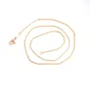 Natuurlijke stenen Crescent Moon kettingen Hangers Roze kwarts Zwarte agates Stone Gold Color Reiki Women Sieradenketen 45 cm BN328