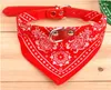 Köpek yakaları 100 PC /Lot Küçük Ayarlanabilir Pet Kedi Bandana Eşarp yaka Neckerchief