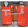 Fair Mens 5 Syracuse Orange College Top Jersey Retro Basketball Jersey New Material Top Quality 스티치 JE NCAA259Z