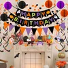 Christmas Decorations Happy Birthday Banner Paper Triangle Flag Bunting Circle Confettts Hanging Garland Honeycomb Ball Swirl Mxhome Amvwk