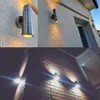 Lampa ścienna LED 10 W Wodoodporna Wodoodporna Wodoodporna IP65 Ganowarki Ściany ogrodowe Światło w górę i w dół ściany Tcączek Balkon Taras Dekoracja Oświetlenie D2.5