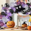 Weihnachtsdekorationen Halloween Ballonbogen Kit Girlande mit Fledermausballons Spinnennetz für Tagesthema Babyparty Geburtstag Ba Bdesybag Amjdv