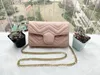 Bolsas de ombro femininas de alta qualidade bolsa de couro pu corrente de ouro mulher corpo cruzado cor pura feminina multi pochette