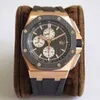 Luxury Mens Mechanical Watch Swiss 15710 Luminous Arageproof 15703 DNC6 ES Brand Wristwatch