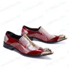 Tatchwork Men Sapatos de couro Celebração de vestido formal Sapatos masculinos Brogue sapatos calçados calçados