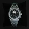 Relógio mecânico masculino de luxo e relógio de pulso de marca suíça clássica americana 26331 empresarial não sofisticado