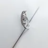 CZ diamante Love Heart Pendant Wedding RING Women 925 Sterling Silver Gift Jewelry Per anelli di fidanzamento pandora Set con scatola originale