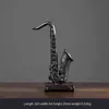 Decorative Objects Figurines JIEME Creative ical Musical Instrument Decoration Bar Home Decoration Wine Cabinet Desktop Resin Decoration T220902