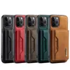 IP Phone Cases Party Mini 13pro 12 Pro 12pro 11 11pro X Xs max Xr multi-function card cases leather strong magnetic wallet case YFA3344