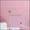 Cat Toys Cat Toys Wand Star Tassel Decorative Kitten Interactive Bell Long Plastic Stick Pet For Cats Play Drop Delivery Homeindustry Dhewt