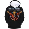 Herrtröjor 2022 3d Thunderdome Music Festival Hardcore Stylish Hoodie Men/ Women Streetwear Sweatshirt Sport pojkar/ unika kläder