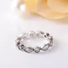 Anelli di nozze marchesa con diamanti scintillanti CZ Donne Gioielli in argento sterling 925 per la fidanzata regalo di pandora Set di anelli con set di scatole originali