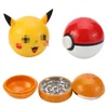 55mm Cute Anime Smoking Accessories 3 Layers Grinder Zinc Alloy Spice Smoke Grinders Tobacco Crusher