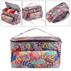 Sacs de rangement Oxford tissu tricot-tricot organisateur de fils TOTE PORTABLE POUR LES JOUNS AIGNES CROCHET CORCHES D'AUTRES ACCESSOIRES