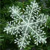 Juldekorationer 30/60/90st White Snowflake Tree Ornaments Artificial For Home Year Xmas Navidad Noel Party Decoration