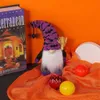 Nya juldekorationer Halloween Gnome Wizard Spider Swedish Tomte Toy Plush Handmased Farmhouse Kitchen Tiered Tiered Tray Party Supplies FY5559 903